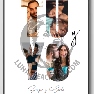 Plantilla de Cuadro Tu y Yo (personalizado)