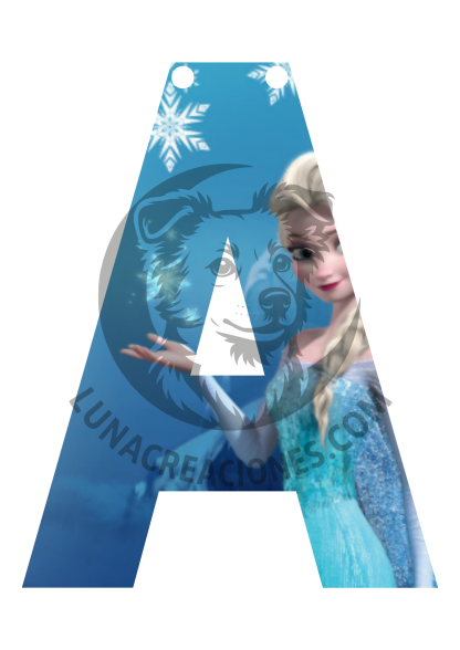 Banderín de Frozen (imprimible)