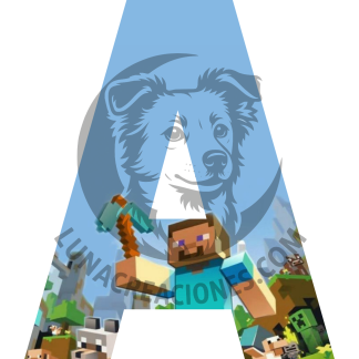 Banderín de Minecraft (imprimible)