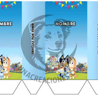 Plantilla Bolsita Bluey