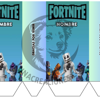 Plantilla Bolsita Fortnite