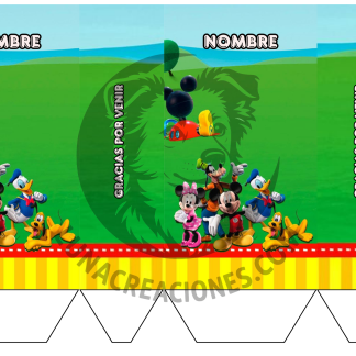 Plantilla Bolsita Mickey mouse