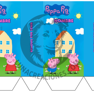 Plantilla Bolsita Peppa pig