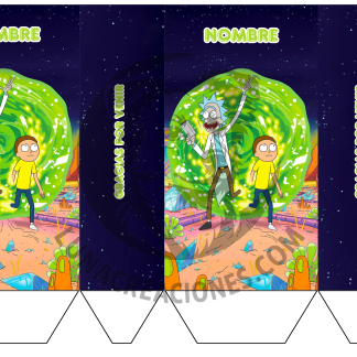 Plantilla Bolsita Rick y Morty