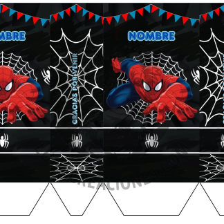 Plantilla Bolsita Spiderman
