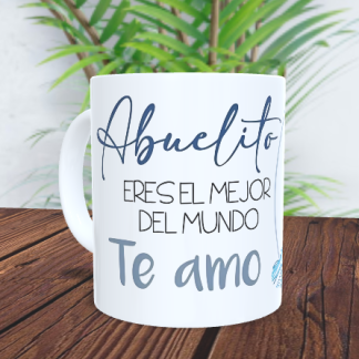 Taza Abuelito eres el mejor del mundo